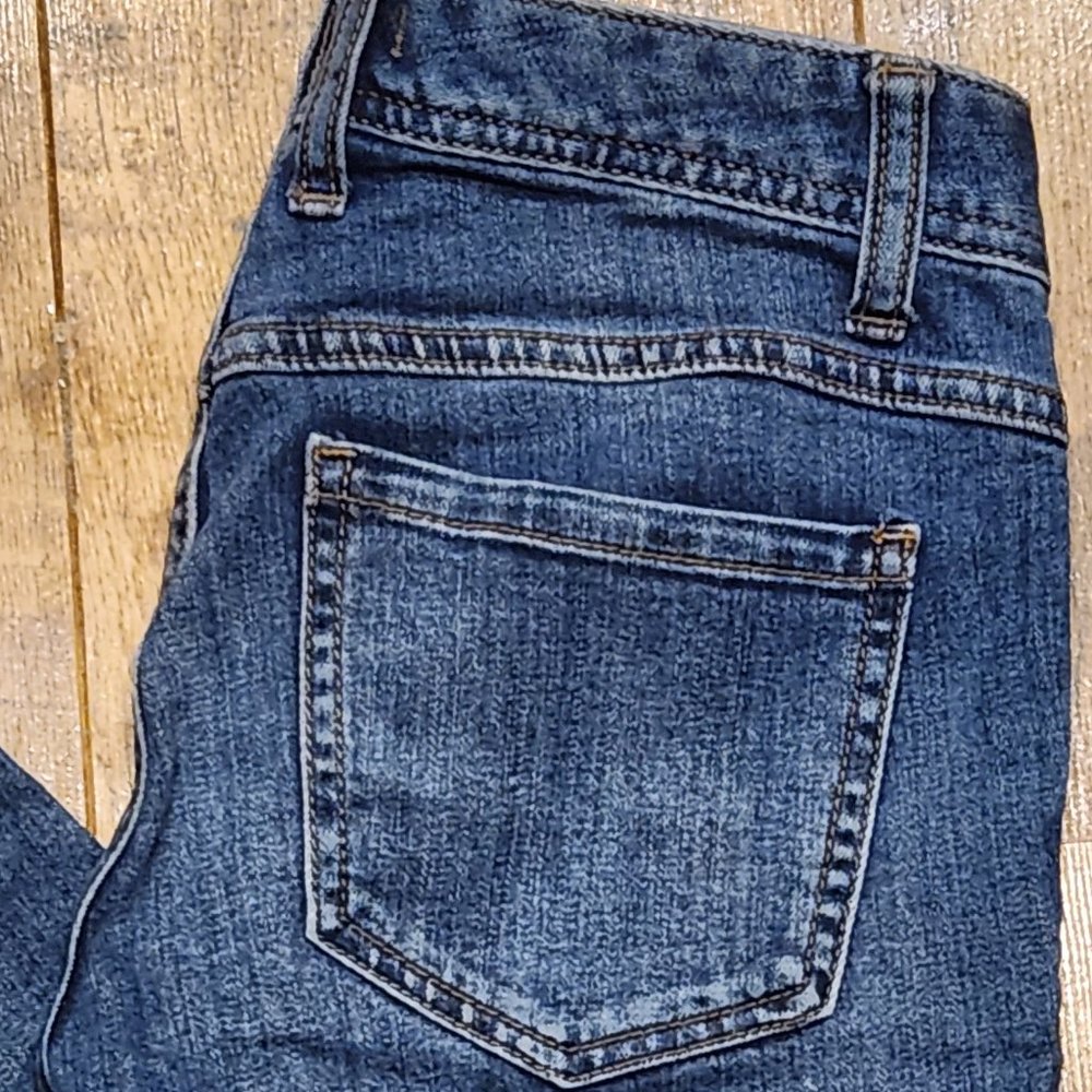 FREE PEOPLE Women's Distressed Low Rise Skinny Ankle Jeans - Sz 25 - Picture 6 of 7